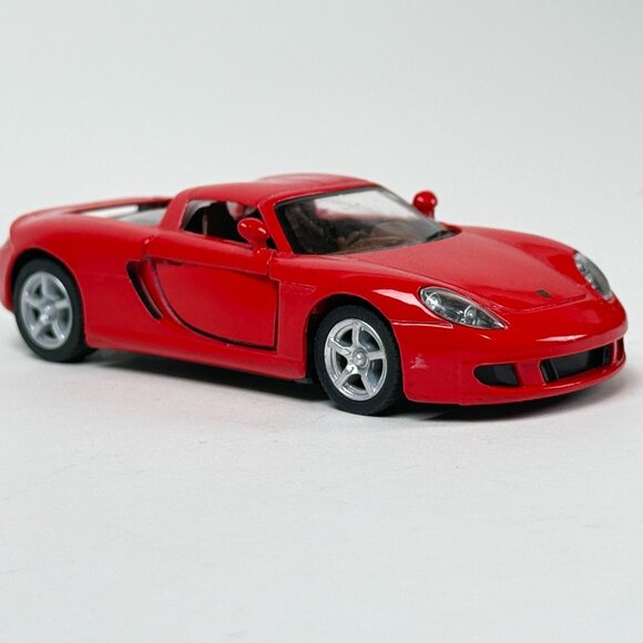 Kinsmart Porsche Carrera GT Red Diecast Car 1:36 Supercar Man Cave - Picture 3 of 10